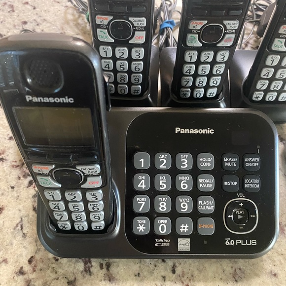 SOLD!!! Panasonic 6.0 Plus Model KX-TG4741 Cordless Phone and Answering Machine - Picture 3 of 11